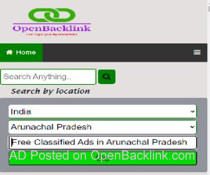 Post Free Classified Ads in Arunachal Pradesh Today 